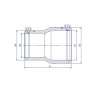 FOX Mufa elektrooporowa redukcyjna 110/63mm RE11006311